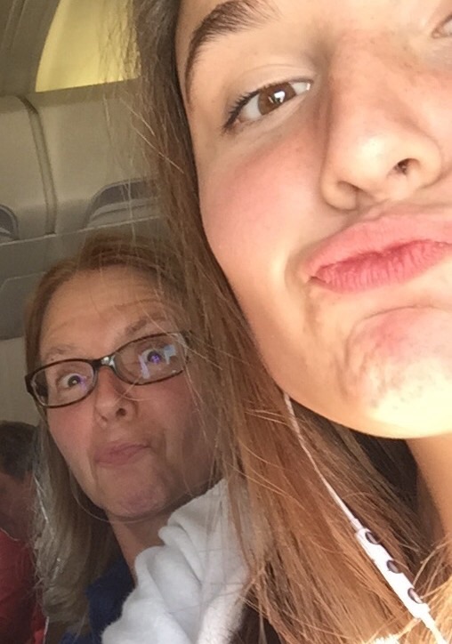 Geting goofy on our real vacation to Wisconsin recently.